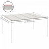 Outsunny Retractable Replacement Pergola Canopy For 10' X 13' Pergola, Pergola Cover Replacement, Cr|Outsunny Auvent De Rechange Retractable Pour Pergola De 13,1 X 9,8 Pi, Housse De Rechange Pour Pergo