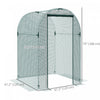 Outsunny 4' X 4' Plant Protection Tent Crop Cage With Door, Green|Outsunny Cage De Culture, Tente De Protection Des Plantes De 4' X 4', Vert