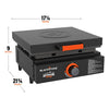 Blackstone 17" Adventure Ready Griddle With Hard Cover And Carry Bag - 2273CA | Plaque de cuisson « Blackstone 17" Adventure Ready » avec couvercle rigide et sac de transport - 2273CA