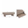 Ella Modern 47" Coffee Table in Mocha | Table basse Ella Modern 47" en moka
