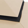 Outsunny 13.1'x9.8' Double Roof Gazebo Replacement Canopy Top Cover Cream