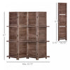 Homcom 4 Panel Room Divider, Portable Privacy Screen|Homcom Separateur De Piece A 4 Panneaux, Ecran De Confidentialite
