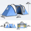 Outsunny Camping Tent with 2 Bedrooms and Living Area, 3000mm Waterproof