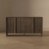 Novara Contemporary 60" Sideboard in Jacobean Walnut (4-Door) | Buffet contemporain Novara 60" en noyer Jacobean (4 portes)