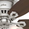 Builder Low Profile Ceiling Fan with Light Fixture - Grey | Ventilateur de plafond à profil bas du constructeur avec luminaire - Gris