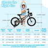 Costway 18" Kid's Bike With Training Wheels Adjustable Handlebar & Seat Handbrake Black