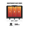 Blackstone 28" 3-Burner Drop-In Griddle With Hood - 6128 | Blackstone 28" Plancha encastrable a 3 bruleurs avec hotte - 6128