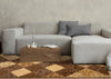 Florence Brown Beige Distressed Diamond Pattern Rug, 7'9" x 10'6" Indoor Area Rug | Tapis Florence a motif de losanges vieillis brun beige, 7'9" x 10'6"