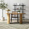Florence Green White Distressed Chevron Design Rug, 5'3" x 7'4" Indoor Area Rug | Tapis Florence vert et blanc a motif chevron vieilli, 5'3" x 7'4"