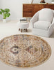 Ethel Traditional 5'0" x Area Rug in Multi Indoor Area Rug | Tapis Traditionnel Ethel 5'0" x en Multi