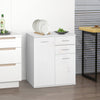 Free Standing Storage Cabinet Console Sideboard Table Entryway Organizer
