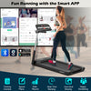 Superfit 2.25hp Folding Led Treadmill Electric Running Walking Machine With App Control Gym
