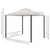 Outsunny 10' x 12' patio gazebo With netting For lawn, yard, deck, Grey|Outsunny 10' X 12' Gazebo De Patio Avec Filet Pour Pelouse, Cour, Gris