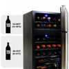 Koolatron 29 Bottle Dual Zone Compressor Wine Cellar|Cellier à compresseur Koolatron à 2 zones pour 29 bouteilles de vin