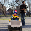 Costway Kids Ride On Excavator Digger 12v Electric Tractor Rc W/ Digging Bucket Yellow