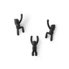 Umbra Buddy Wall Hooks - Black|Crochets muraux Buddy de Umbra - noirs