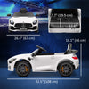 Qaba Electric Car For Kids, Mercedes-benz Amg Gtr Licensed Powered Ride-On Car With Remote Control, |Qaba Voiture Electrique Pour Enfants Sous Licence Mercedes-benz Amg Gtr, Alimentee Par Batterie 12 V