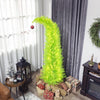 HOMCOM 6ft Prelit Artificial Christmas Tree, Curved Top Xmas Tree, Green
