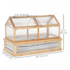 Outsunny Polycarbonate Cold Frame, Raised Garden Bed Greenhouse|Outsunny Cadre Froid En Polycarbonate, Serre De Jardin Surelevee