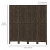 Homcom Wood Privacy Screens, Room Divider And Privacy Screens|Homcom Ecrans D'intimite En Bois, Separateurs De Piece