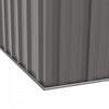 Outsunny 6' X 4' Metal Outdoor Storage Shed W/ Sliding Doors Light Grey|Outsunny Abri De Jardin Avec Portes Coulissantes Et Bouche D'aeration, Gris