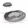 Pawhut Pet Bed, Soft Velvet Lounge Sleeper, Machine Washable Cushion, Soft Padding, Zippered Cover, |Pawhut Lit Pour Animaux De Compagnie Panier Pour Chien Orthopedique Rembourrage En Coton Pp Avec Hou