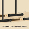 Soozier Push Up Bars Dip Station With Adjustable Height And Width For Home Gym|Soozier Station De Pompes Avec Barres De Poussee Hauteur, Largeur Reglables