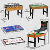 Soozier 5-in-1 Multi Game Table, 53 in Combo Game Table for Kids & Adults