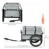 Aosom Bike Cargo Trailer, Bicycle Trailer Wagon Cart With Removable Storage Box, Quick Release 16" W|Aosom Remorque Cargo Pour Velo Avec Boite De Rangement Amovible