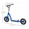 Homcom Kids Scooter Street Bike Bicycle For Teens Ride On Toy W/ 12'' Tire For 5-12 Year Old Blue|Homcom Trottinette De Cascade Reglable Pour Enfants Avec Pneu De 12" (bleu)