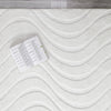 Pearl White Waves Washable Shag Area Rug 8'x10' Indoor Area Rug | Tapis Lavable A Poils Longs Motif Vagues Blanc Perle 8'x10'