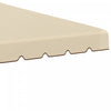 Outsunny 9.8'x9.8' Double Roof Gazebo Replacement Canopy Top Cover, Beige|Outsunny 9.8' X 9.8' Toit De Rechange Pour Tonnelle Double Toit Beige