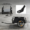 Soozier Bike Cargo Trailer, Bicycle Trailer with Quick Release 16" Wheels