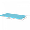 Soozier 4ft X 8ft X 2inch Tri-fold Gymnastics Tumbling Mat Exercise Mat With Carrying Handles For Mm|Soozier 4 Pi X 8 Pi X 2 Po En Cuir Pu Tapis De Gymnastique Tumbling Gym Arts Pliage Yoga Coussin D'e