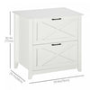 Vinsetto Veritcal Filing Cabinet With Hanging Bars For A4 Size|Vinsetto Classeur Vertical Avec Barres Suspendues Pour Feuille A4