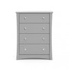 Storkcraft Crescent 4 Drawer Dresser - Pebble Gray