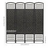 Homcom Folding Room Divider 5.6 Ft Privacy Screen Panel|Homcom Separateur De Piece A 4 Panneaux, Paravent Pliable, 5,6'