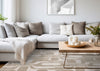 Leopold Modern Mid-Century Beige Cream Area Rug - 7'10" x 10'6"|Carpette Leopold beige et crème de style moderne du milieu du 20e siècle - 7 pi 10 po x 10 pi 6 po