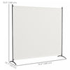 Outsunny Single Panel Privacy Screen, Uv30+ Room Divider, Beige