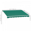 Outsunny 10' X 8' Electric Retractable Awning W/ Remote Controller, Green|Outsunny Auvent Retractable Electrique 10' X 8' Avec Telecommande, Cafe