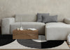 Florence Black White Stripes and Hollow Circle Modern Design, 7'6" x 9'6" Indoor Area Rug | Florence rayures noires et blanches et cercles creux, design moderne, 7'6" x 9'6"