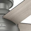 Anslee Low Profile Ceiling Fan with Light Fixture - Grey | Ventilateur de plafond Anslee à profil bas avec luminaire - Gris