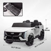 Qaba 2-seater Powered Ride-On Truck, 12v Cadillac Escalade Licensed Battery Powered Kids Electric Ca|Qaba Camion 2 Places, 12 V Cadillac Escalade, Voiture Electrique Pour Enfants Alimentee Par Batterie