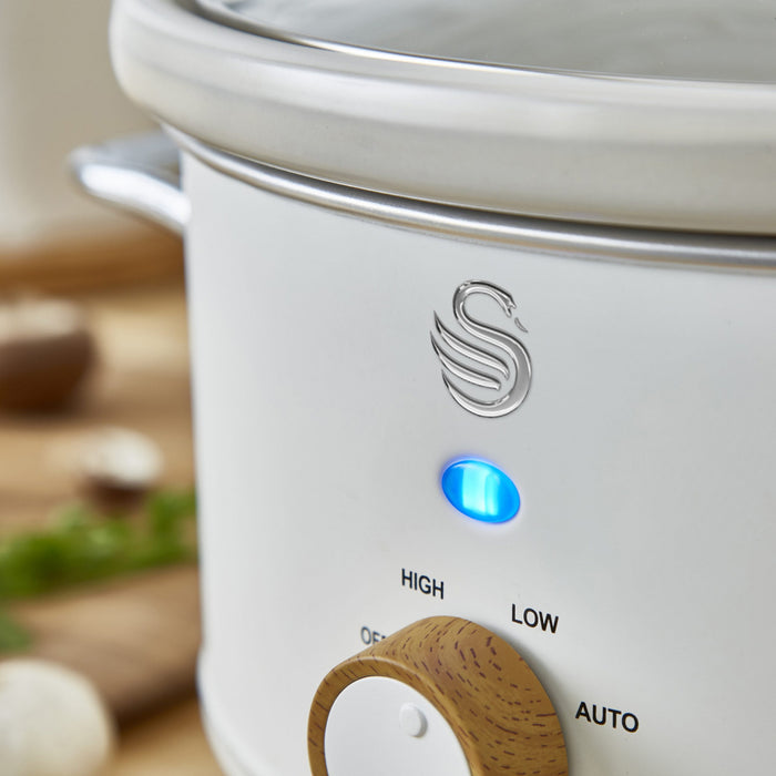 Salton Swan Nordic 3.5 L Slow Cooker - SF17021WHTN