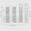 Homcom 5.5' 6 Panel Room Divider Folding Privacy Screen Panels, White|Homcom Separateur De Piece A 6 Panneaux, Ecran De Confidentialite De 5,6'