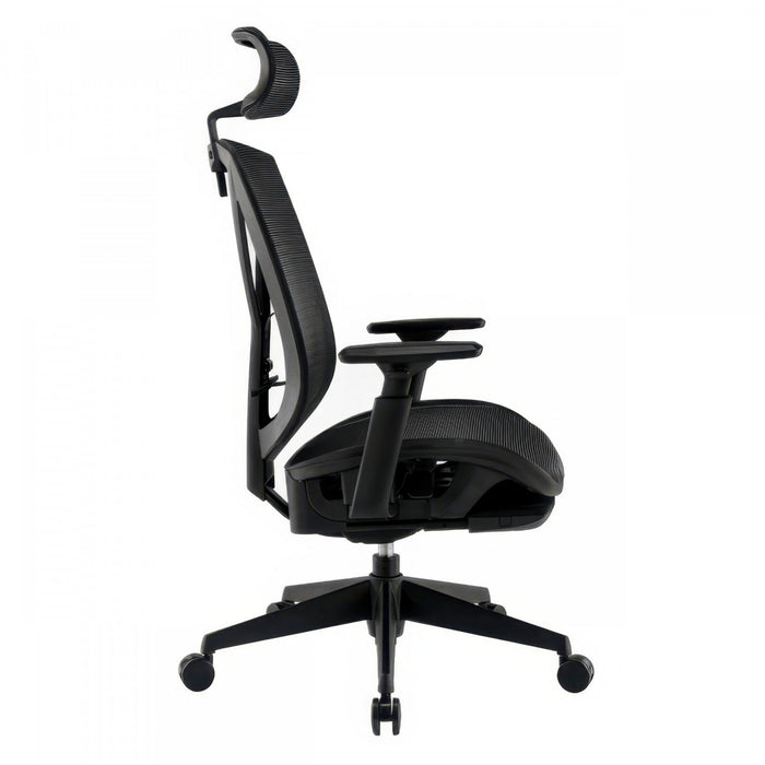 TygerClaw High Back Mesh Office Chair with Retractable Footrest