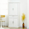 HOMCOM 72" Kitchen Pantry Storage Cabinet with Drawer, Adjustable Shelves