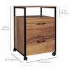 Vinsetto Mobile File Cabinet With Drawers, Hanging Bars For Letter A4|Vinsetto Classeur Mobile Avec Tiroirs Avec Barres De Suspension