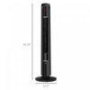Homcom 42" Tower Fan With 4 Wind Modes And 3 Speeds|Homcom Ventilateur Tour De 42" Avec 4 Modes De Vent Et 3 Vitesses