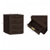 Evelyn Modern 20" Nightstand in Brown (3-Drawer) | Table de nuit moderne Evelyn 20" en brun (3 tiroirs)